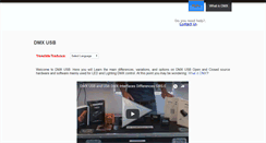 Desktop Screenshot of dmxusb.com